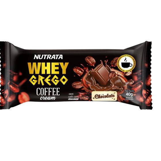 Imagem de Whey Grego Bar Caixa 12 Unid Coffee Chocolate - Nutrata