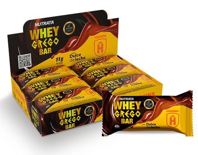 Imagem de Whey Grego Bar Doce Leite Havanna 12Un Nutrata