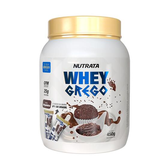 Imagem de Whey grego nutrata sabor brigadeiro 450gr