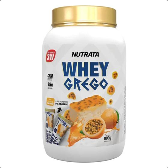 Imagem de Whey Grego Protein 3W 25g Proteina Pote 900g Nutrata