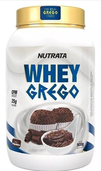 Imagem de Whey grego sabor brigadeiro 900gr pote - nutrata 