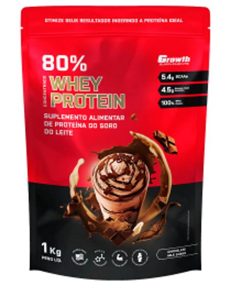 Imagem de Whey Growth 80% Proteína Whey Protein 1kg - Growth Supplements