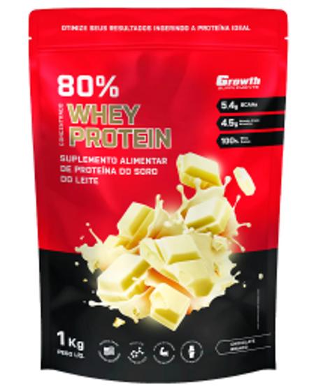 Imagem de Whey Growth 80% Proteína Whey Protein 1kg - Growth Supplements