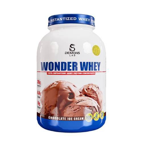 Imagem de Whey Growth Wonder Demons Lab 900 gr Chocolate - 100% Whey integral 