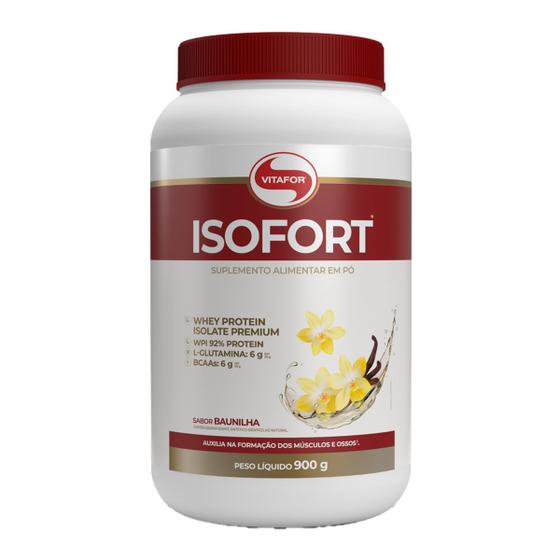 Imagem de WHEY ISOFORT SABOR BAUNILHA 900g  VITAFOR