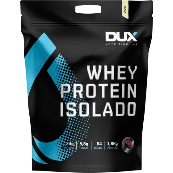 WHEY ISOLADO DUX 1,8kg - DUX NUTRITION Menor preço em WHEY ISOLADO DUX 1,8kg - DUX NUTRITION