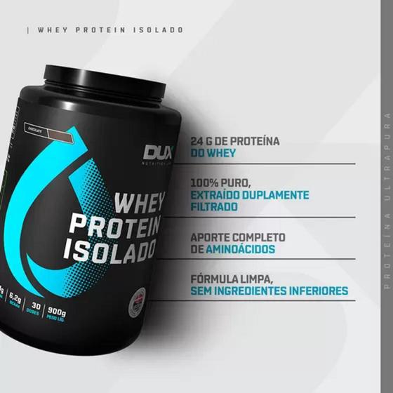Whey Isolado Growth Barato 900g Dux Nutrition Whey Protein