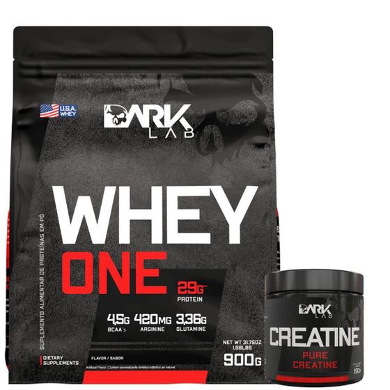 Imagem de Whey One 900g + Creatina 150g Pura Dark Lab