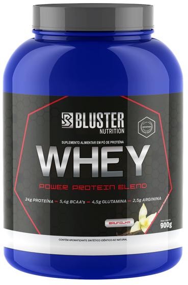 Whey Power Blend Pote 900gr - Bluster Nutrition Menor preço em Whey Power Blend Pote 900gr - Bluster Nutrition