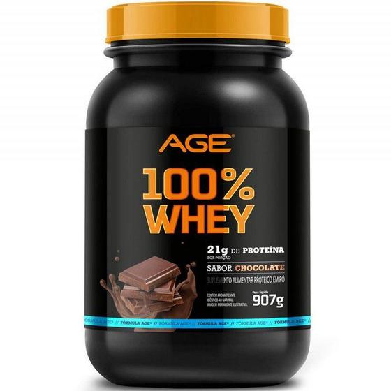 Whey Protein 100 Concentrada (900g) Age Massa Muscular Magazine