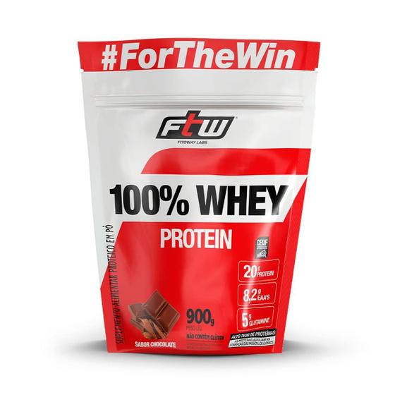 Imagem de Whey protein 100% concentrado 900g refil