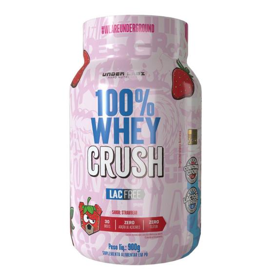Imagem de Whey Protein 100% Crush LacFree Zero Lactose 900g Under - Under Labz