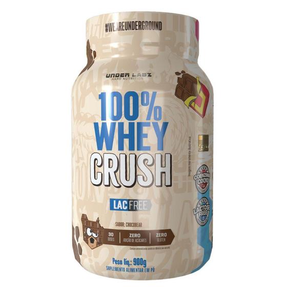 Imagem de Whey Protein 100% Crush LacFree Zero Lactose 900g Under - Under Labz