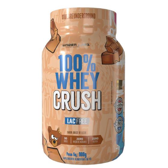 Imagem de Whey Protein 100% Crush LacFree Zero Lactose 900g Under - Under Labz