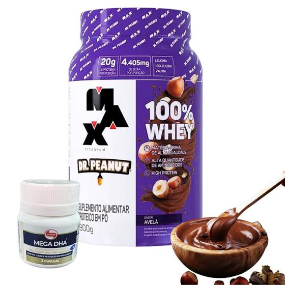 Whey Protein 100% Dr Peanut Pote 900g Max Titanium Suplemento Em Pó Sabores Wei Proteim Treino Força Menor preço em Whey Protein 100% Dr Peanut Pote 900g Max Titanium Suplemento Em Pó Sabores Wei Proteim Treino Força