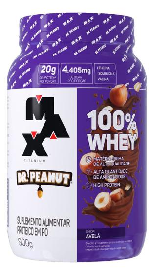 Imagem de Whey Protein 100% Dr. Peanut Sabor Avelã 900g - Max Titanium