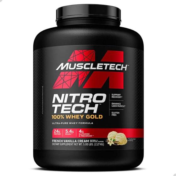 Imagem de Whey Protein 100% Gold Nitro Tech 2,27Kg 5Lbs Muscletech