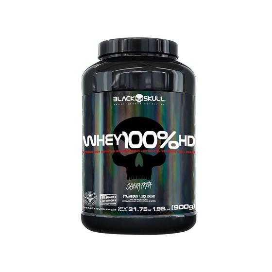 Imagem de Whey Protein 100% Hd Baunilha 900G Black Skull