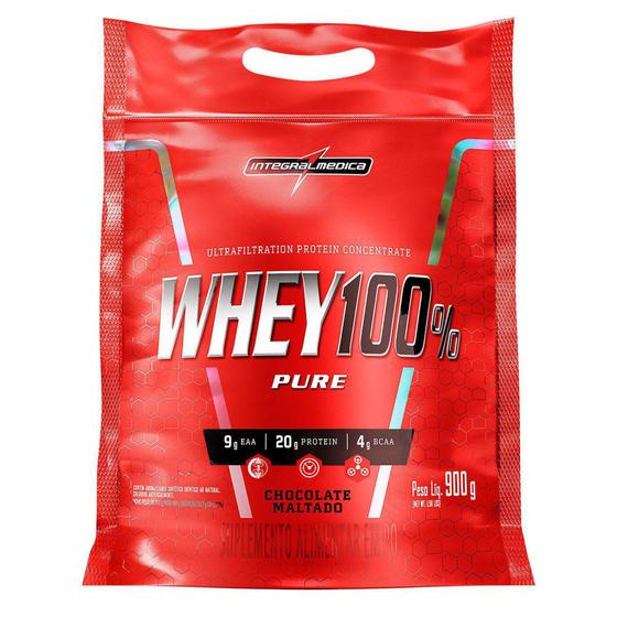 Whey Protein 100% Integralmédica Pouch - 907g - Massa Muscular ...