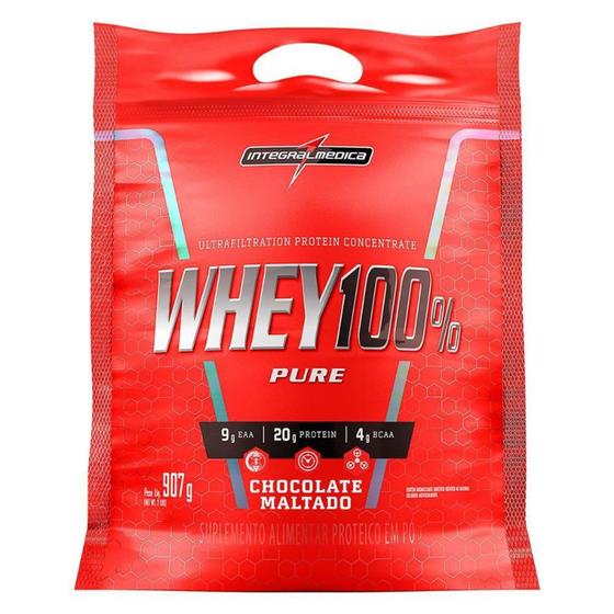 Imagem de Whey Protein 100% Integralmédica Pouch - 907g