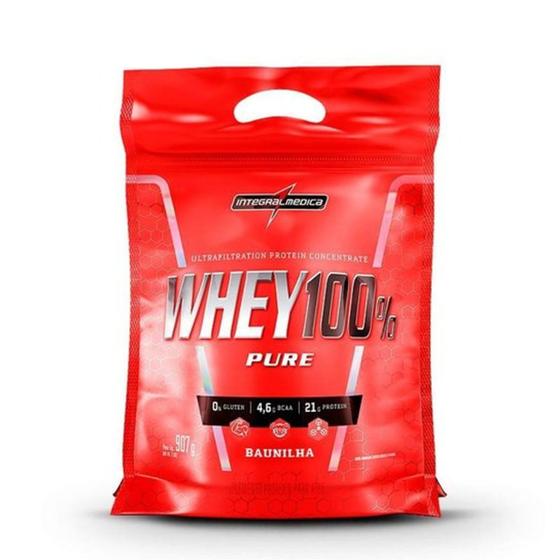 Imagem de Whey Protein 100% Pure (900g) Refil - IntegralMédica