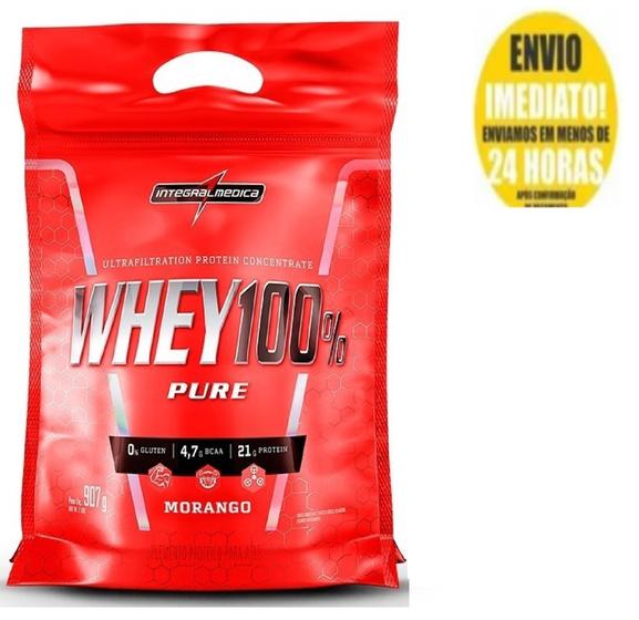 Imagem de Whey Protein 100% Pure 907g Concentrado - Integral Medica