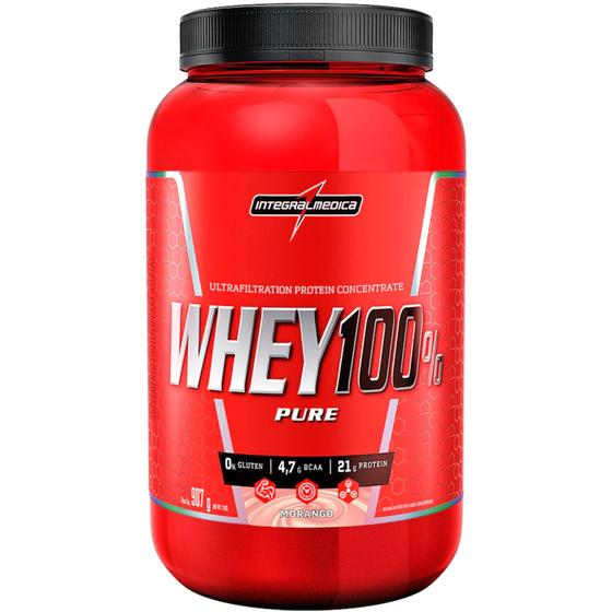 Imagem de Whey Protein 100 Pure Integral Medica POTE 907g