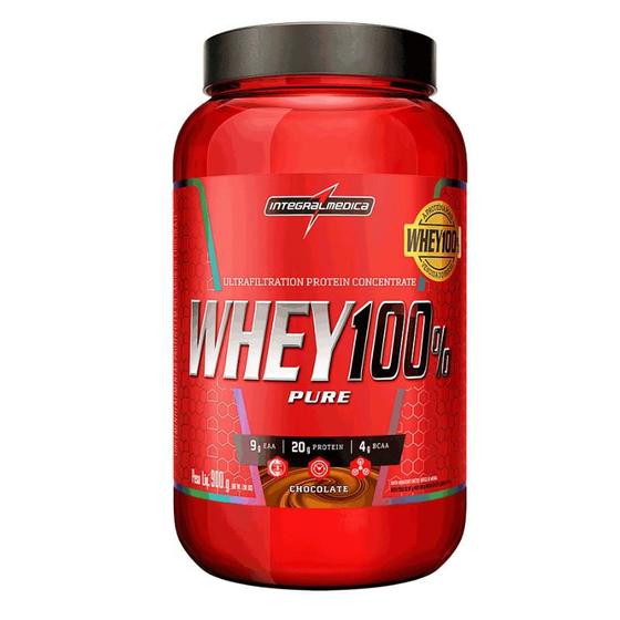 Imagem de Whey Protein 100% Pure Pote 900g Integralmedica