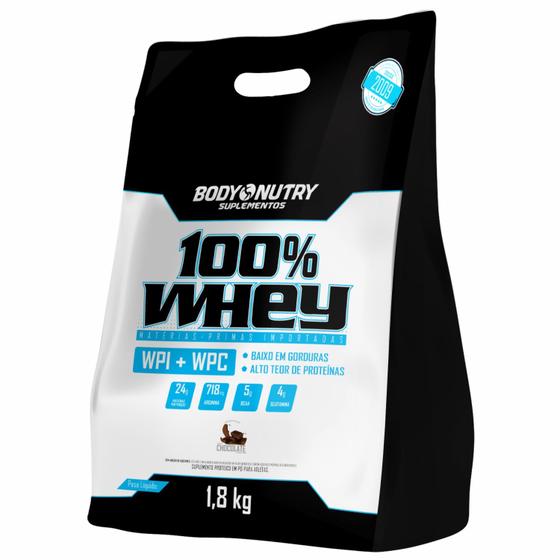 Imagem de Whey Protein 100% Puro Refil 1,8kg Whey Isolado e Concentrado WPI + WPC Proteinas Glutamina BCAA Arginina Materias Primas Importadas Original