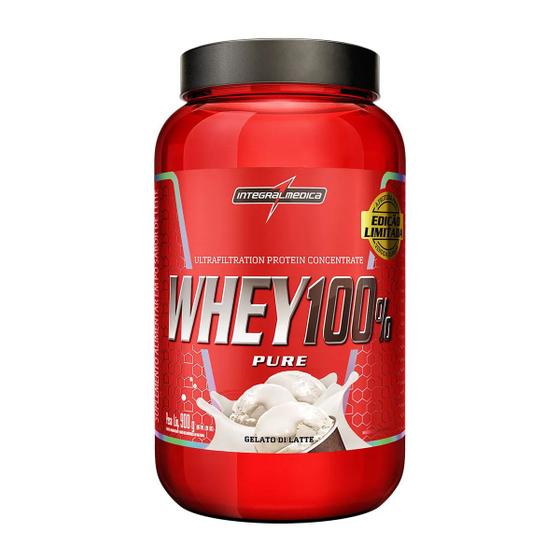 Imagem de Whey Protein 100% Puro Sabor Gelato Di Latte 900g Integralmedica