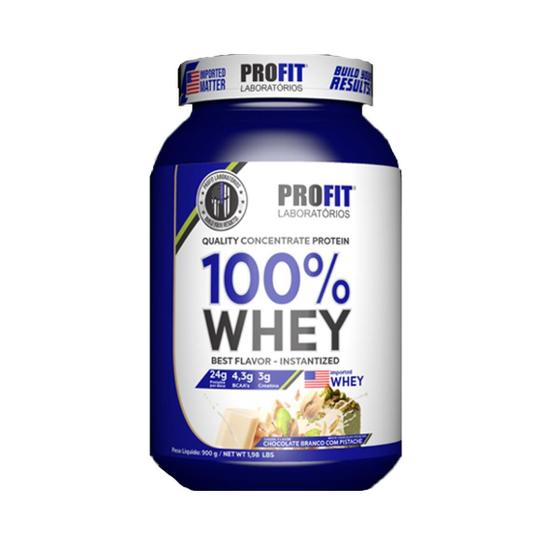 Imagem de Whey Protein 100% Whey Concentrado Sabor Chocolate Branco