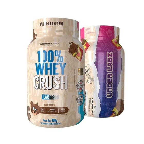 Imagem de Whey Protein 100% Whey Crush Zero Lactose Sabor Chocolate