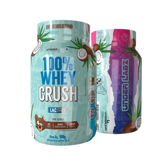 Imagem de Whey Protein 100% Whey Crush Zero Lactose Sabor Coco