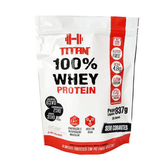 Imagem de Whey Protein 100% Whey Sabor Cookies And Cream Refil 837g Titan