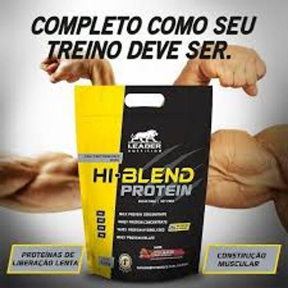Whey Protein 1,8kg Hi Blend Leader nutrition Massa Muscular