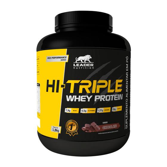 Whey protein 3w hi triple leader nutrion Menor preço em Whey protein 3w hi triple leader nutrion