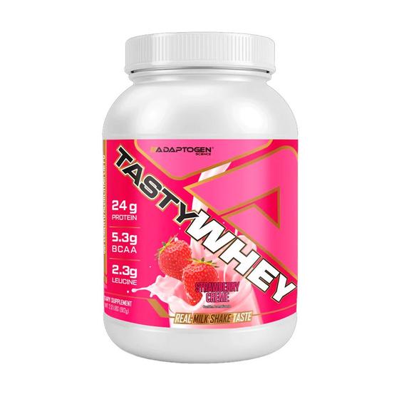 Imagem de Whey Protein 3W Tasty Whey Strawberry Cream 900G Adaptogen Science