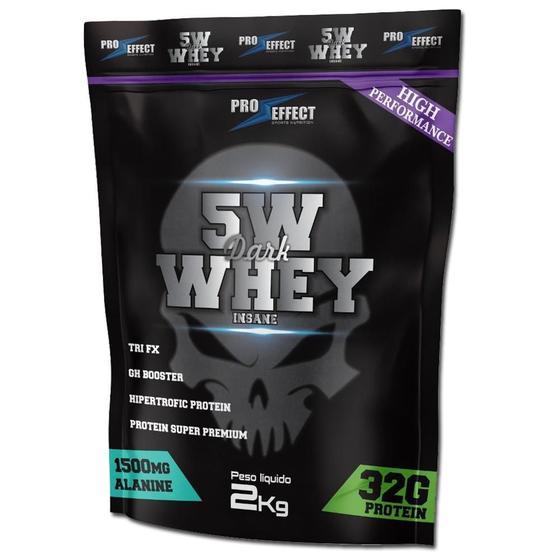 Imagem de Whey Protein 5W 2Kg Refil Baunilha - Pro Effect