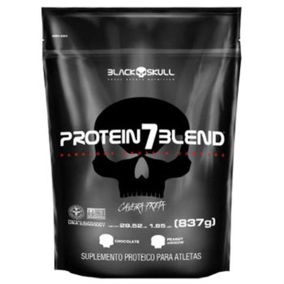 Imagem de Whey Protein 7 Blend Black Skull Chocolate 837G