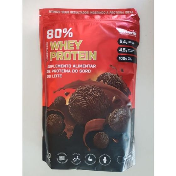 Whey Protein 80 1kg Growth Varios Sabores Massa Muscular Magazine Luiza