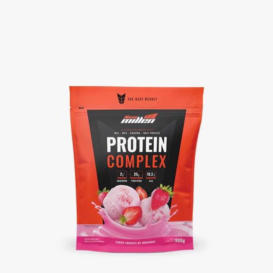 Whey Protein Complex New Millen Diversos Sabores - 900g Menor preço em Whey Protein Complex New Millen Diversos Sabores - 900g