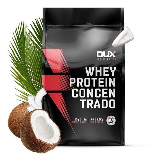 Whey Protein Concentrado (1,8kg) Coco Dux Nutrition Menor preço em Whey Protein Concentrado (1,8kg) Coco Dux Nutrition