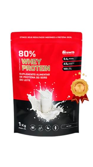 Imagem de Whey protein concentrado (1kg) - (sabor leite em pó)