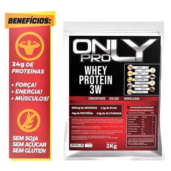 Whey Protein Concentrado 2kg ZERO Açucar ZERO Glúten C/Nota Fiscal
