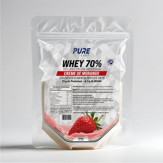 Imagem de Whey Protein Concentrado 70% 900g Pure Athletic