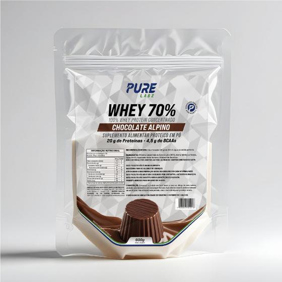 Imagem de Whey Protein Concentrado 70% 900g Pure Athletic