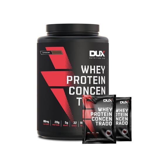 Imagem de WHEY PROTEIN CONCENTRADO 900g + 2 SACHÊS