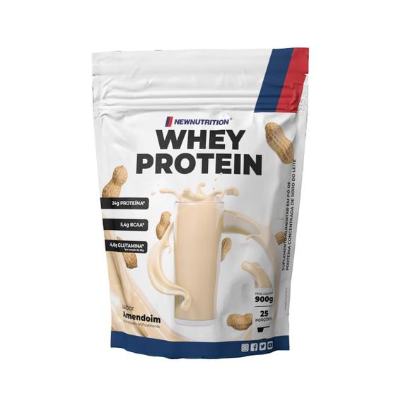 Imagem de Whey Protein Concentrado Amendoim 900g NewNutrition