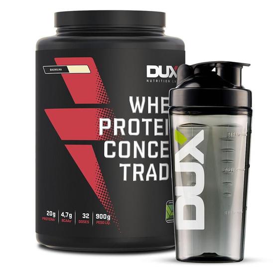 Imagem de Whey Protein Concentrado Baunilha 900G + Coqueteleira 800Ml