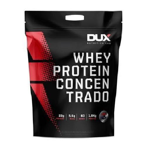 Imagem de Whey Protein Concentrado Dux Nutrition Morango Refil 1,8Kg